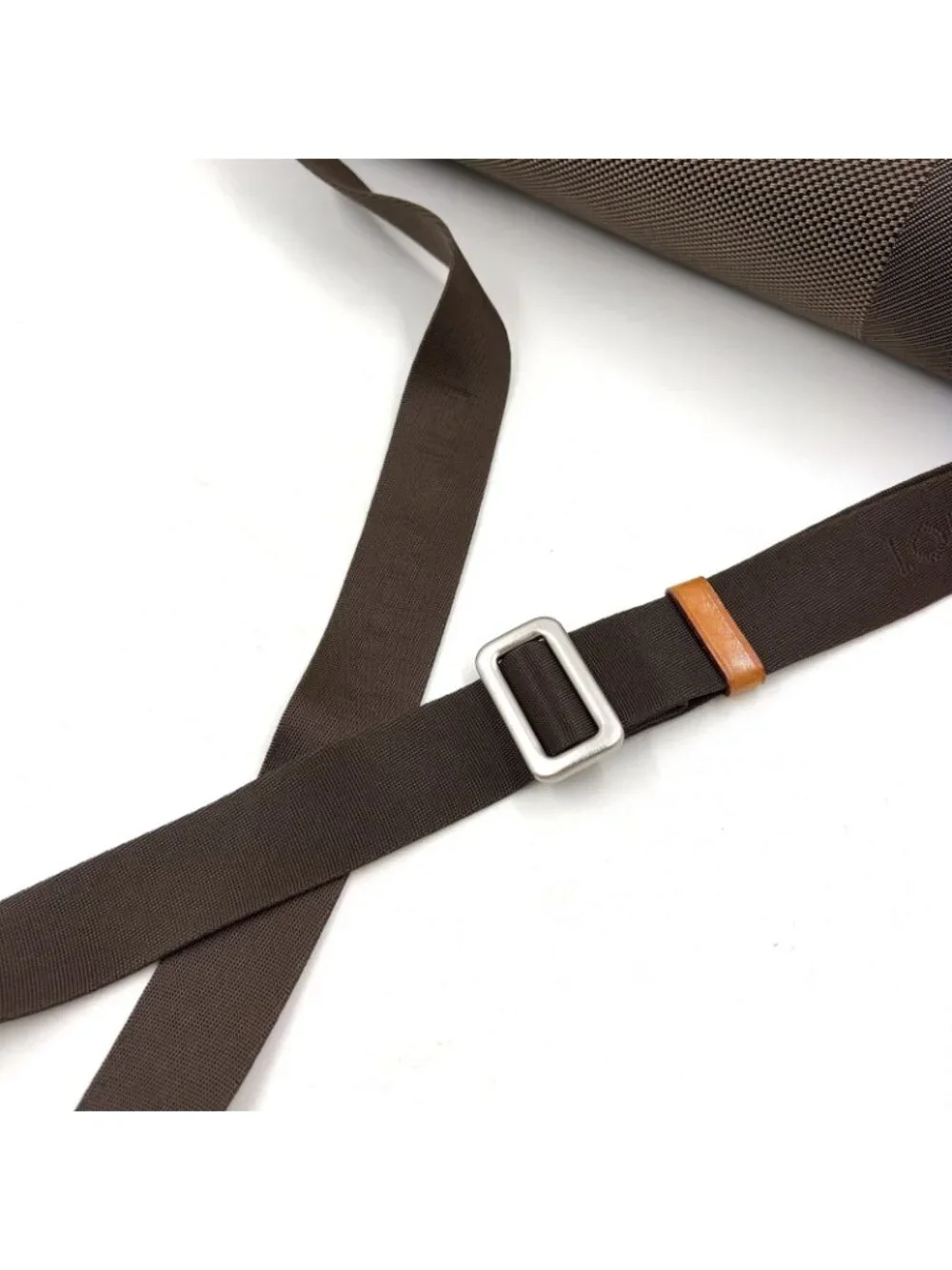 Louis Vuitton Damier Geant Leather Nylon Khaki Brown Lightbrown Shoulder